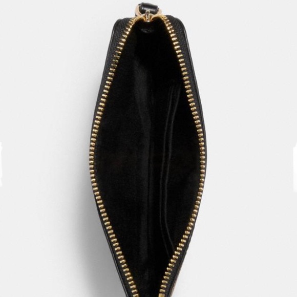 Coach Leopard Print Corner Zip Wristlet - Picture 2 of 3